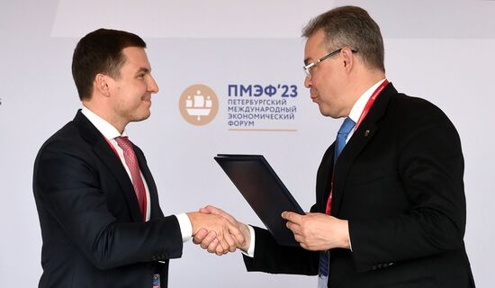 SPIEF-2023. Signing ceremonies