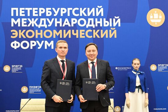 SPIEF-2023. Signing ceremonies