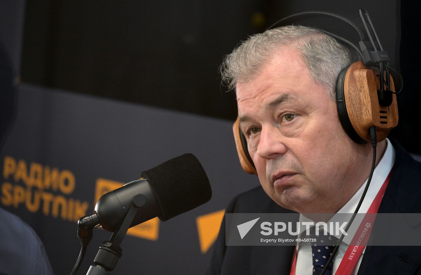 SPIEF-2023. Sputnik Radio studio