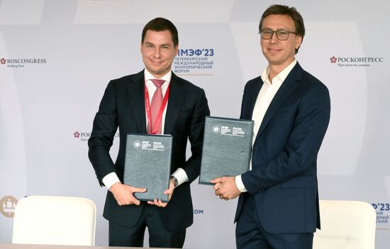 SPIEF-2023. Signing ceremonies