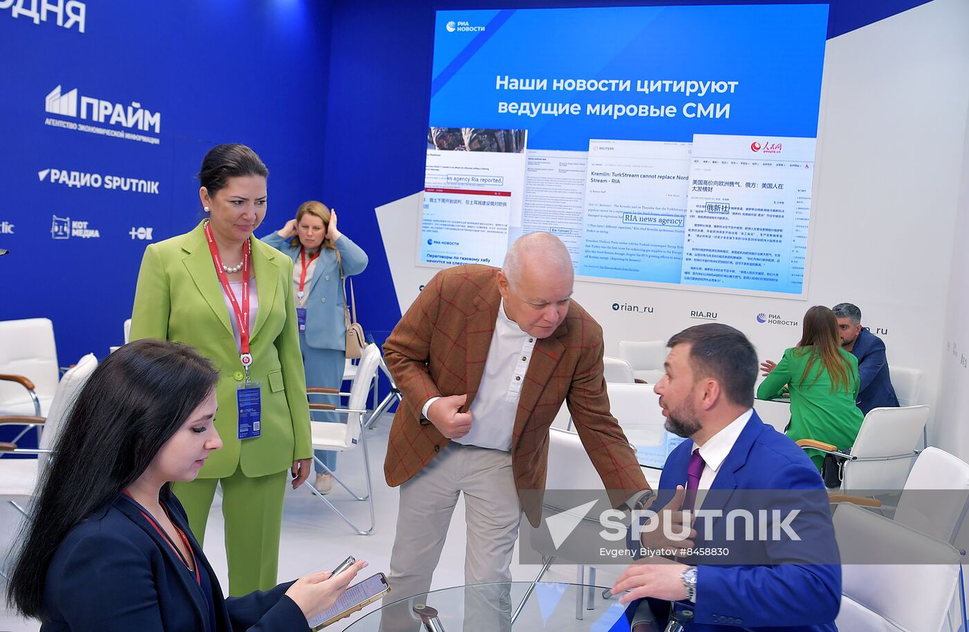 SPIEF-2023. RIA Novosti stand