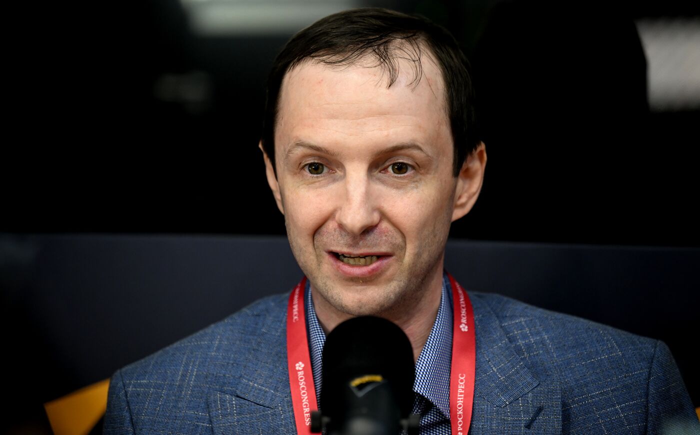 SPIEF-2023. Sputnik Radio studio