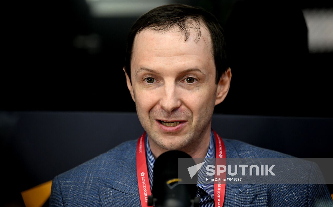 SPIEF-2023. Sputnik Radio studio