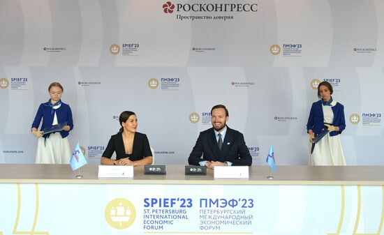 SPIEF-2023. Signing ceremonies