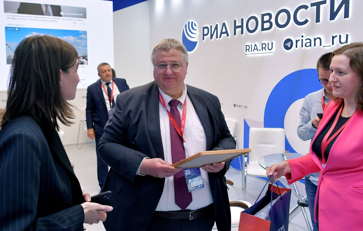 SPIEF-2023. RIA Novosti stand