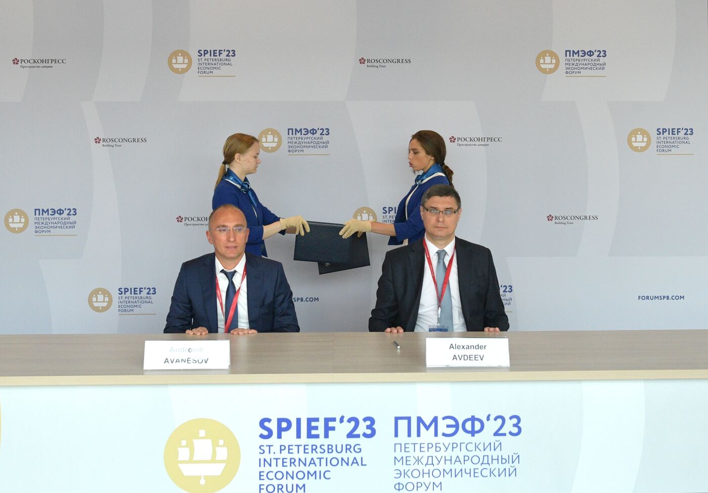 SPIEF-2023. Signing ceremonies