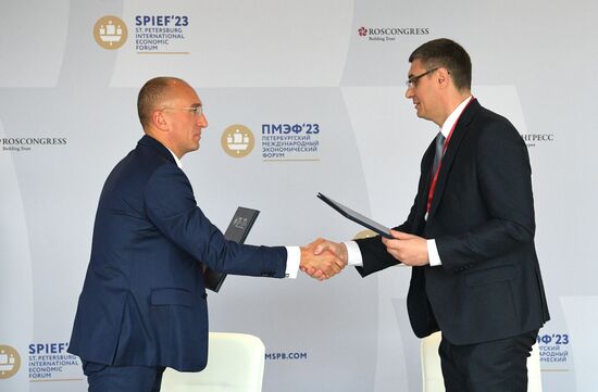 SPIEF-2023. Signing ceremonies