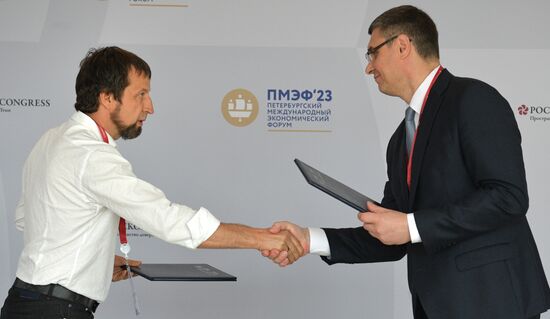 SPIEF-2023. Signing ceremonies