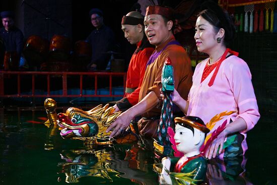 Russia Chekhov Theatre Festival Water Puppetry