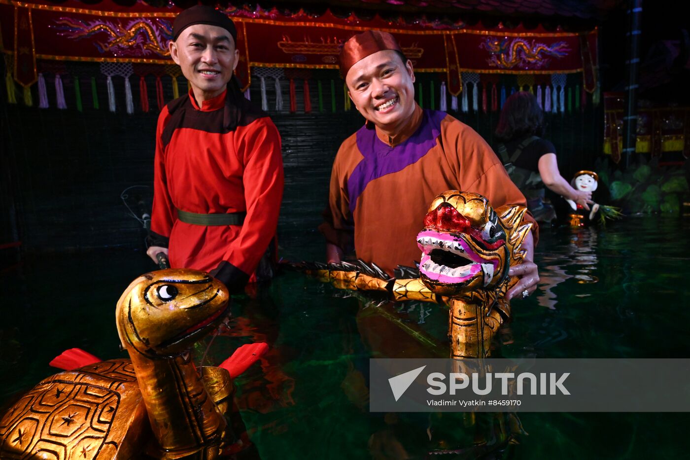 Russia Chekhov Theatre Festival Water Puppetry