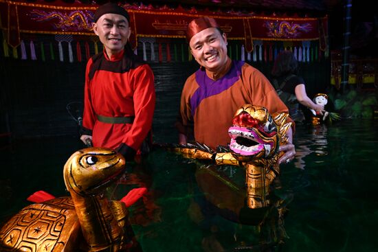 Russia Chekhov Theatre Festival Water Puppetry