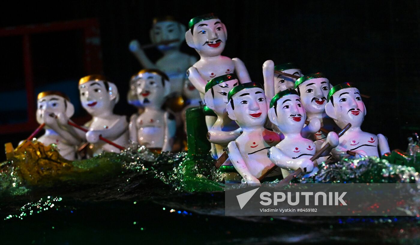 Russia Chekhov Theatre Festival Water Puppetry