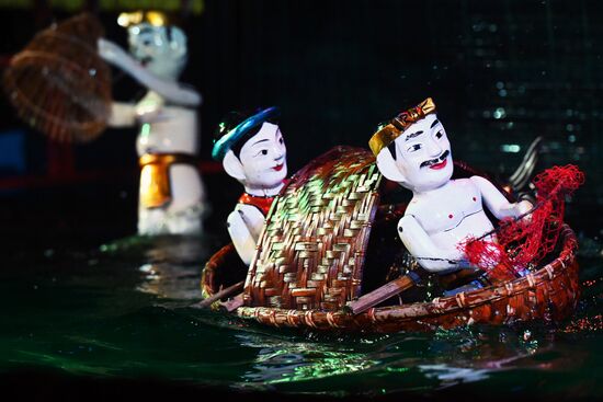 Russia Chekhov Theatre Festival Water Puppetry