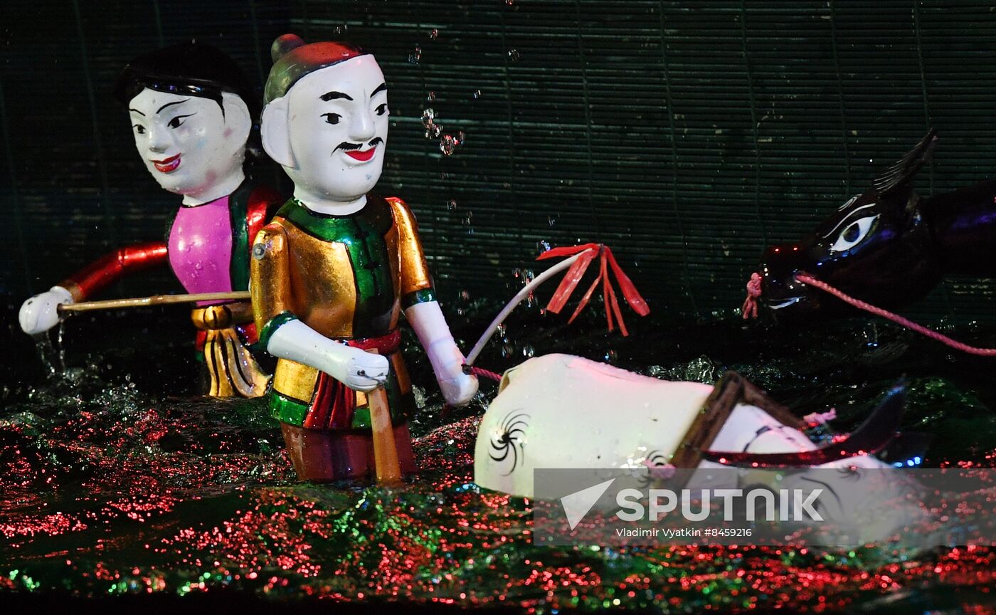 Russia Chekhov Theatre Festival Water Puppetry