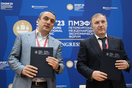SPIEF-2023. Signing ceremonies