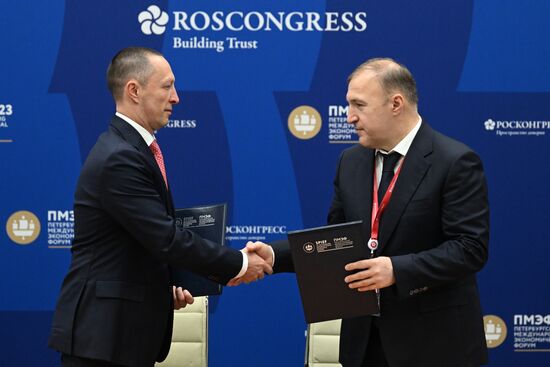 SPIEF-2023. Signing ceremonies