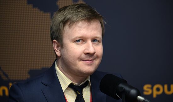 SPIEF-2023. Sputnik radio studio