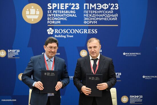 SPIEF-2023. Signing ceremonies