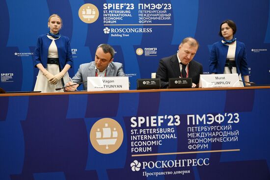 SPIEF-2023. Signing ceremonies