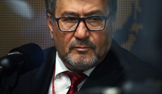 SPIEF-2023. Sputnik radio studio
