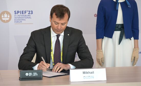 SPIEF-2023. Signing ceremonies