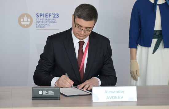 SPIEF-2023. Signing ceremonies