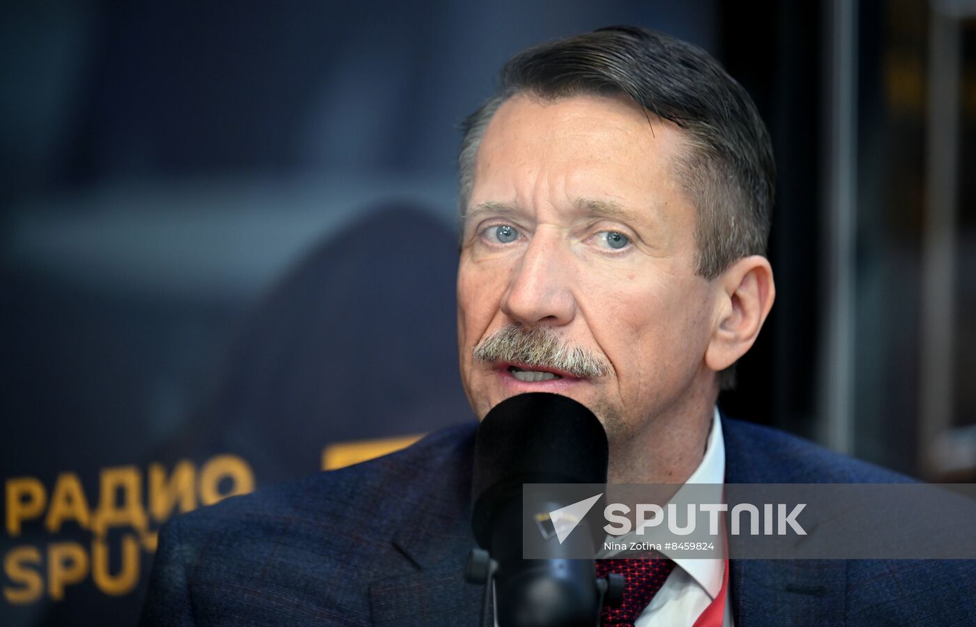 SPIEF-2023. Sputnik radio studio