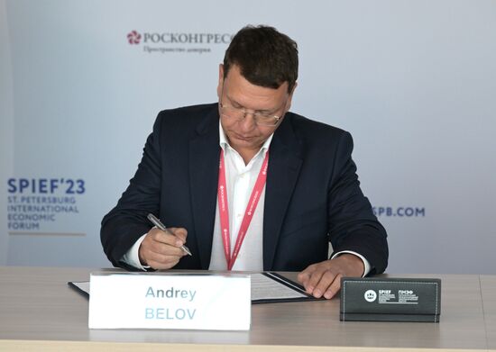 SPIEF-2023. Signing ceremonies