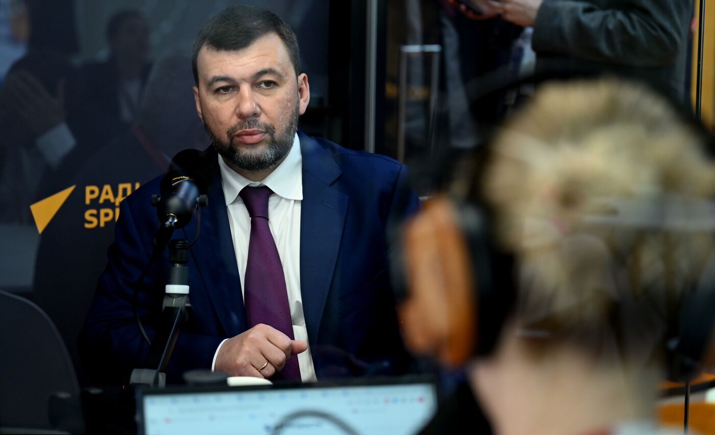 SPIEF-2023. Sputnik radio studio