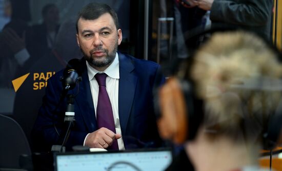 SPIEF-2023. Sputnik radio studio