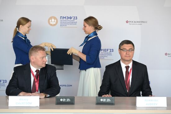 SPIEF-2023. Signing ceremonies