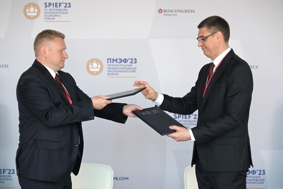 SPIEF-2023. Signing ceremonies