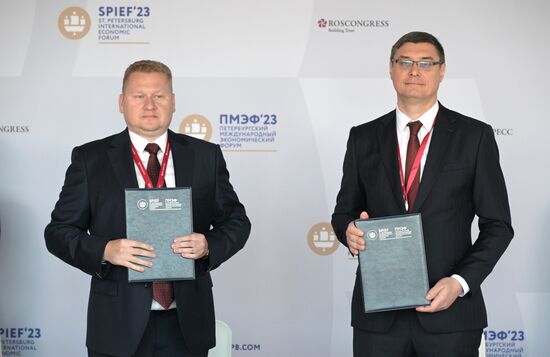 SPIEF-2023. Signing ceremonies