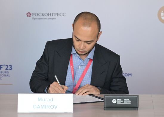 SPIEF-2023. Signing ceremonies