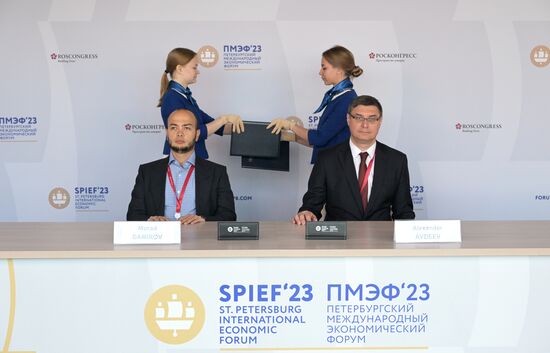 SPIEF-2023. Signing ceremonies