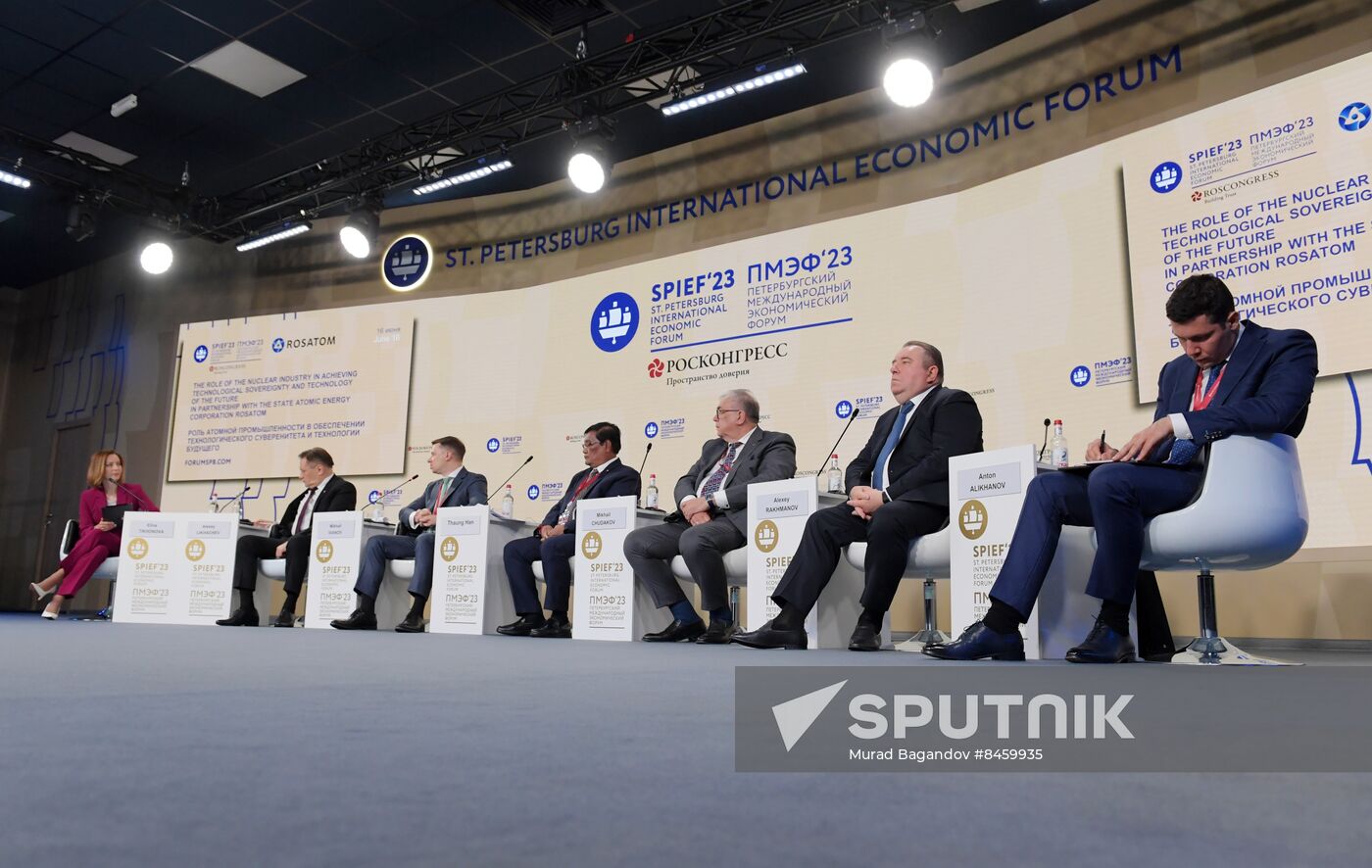 SPIEF-2023. The Role of the Nuclear Industry in Achieving Technological Sovereignty and Technology of the Future
