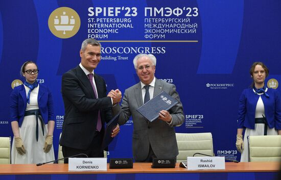 SPIEF-2023. Signing ceremonies