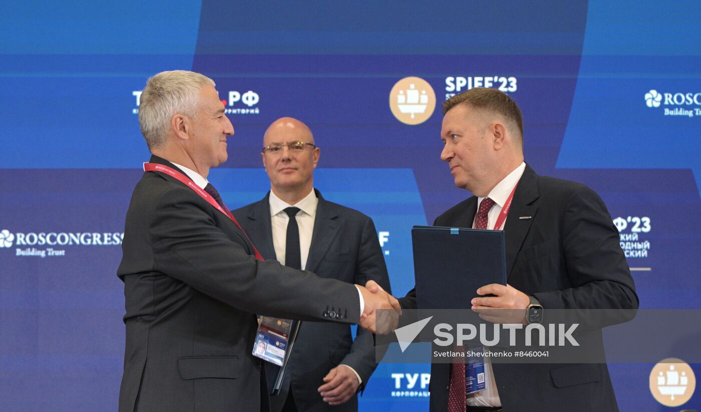 SPIEF-2023. Signing ceremonies