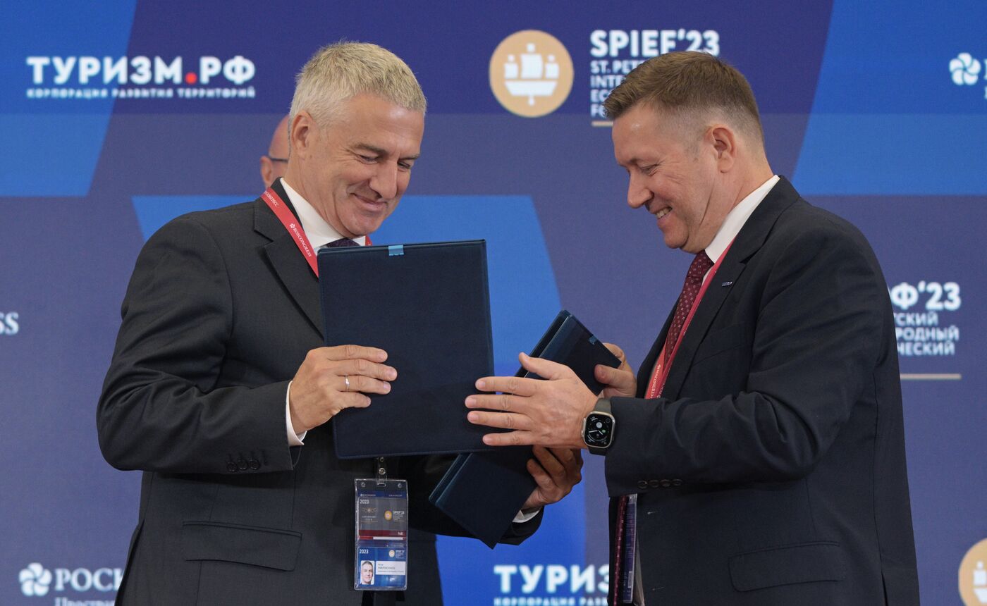 SPIEF-2023. Signing ceremonies
