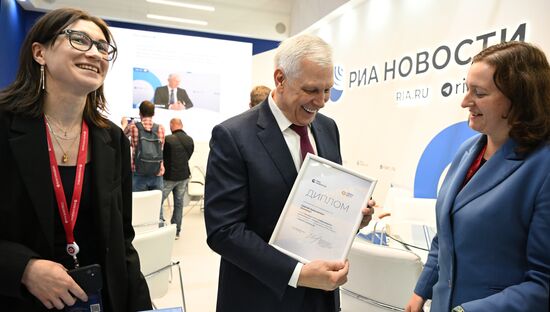 SPIEF-2023. RIA Novosti stand