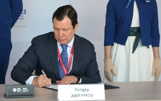 SPIEF-2023. Signing ceremonies