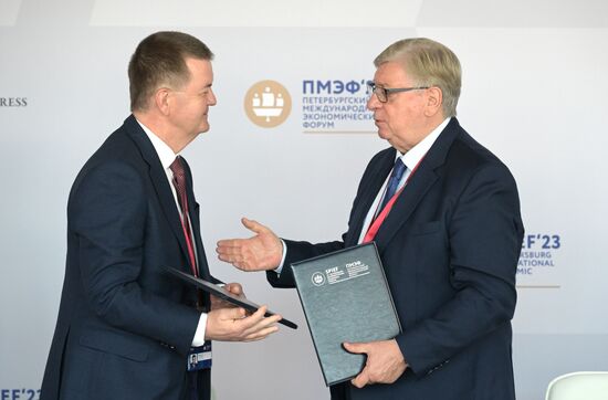 SPIEF-2023. Signing ceremonies