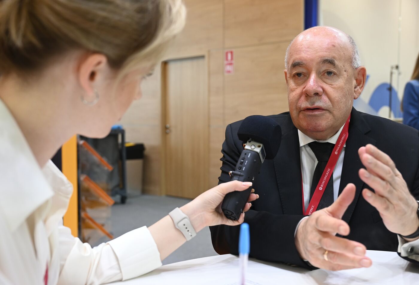 SPIEF-2023. Sputnik radio studio