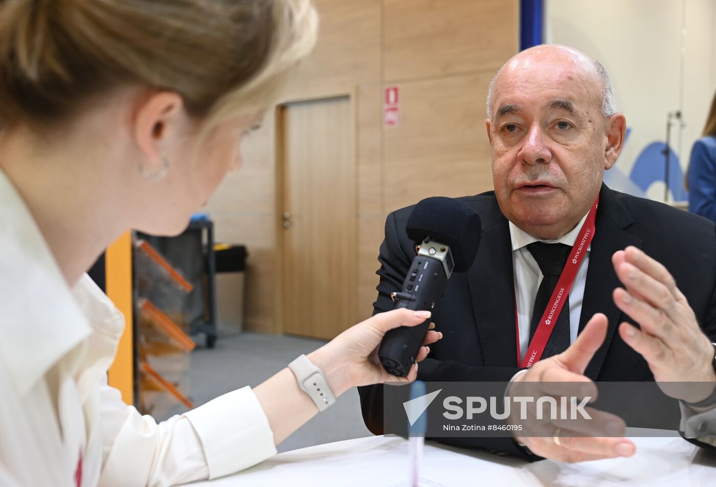 SPIEF-2023. Sputnik radio studio