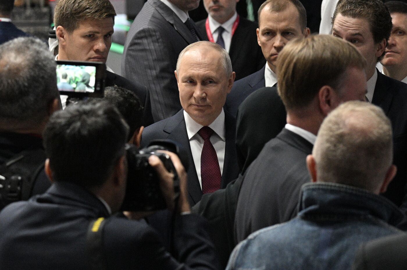 President of Russia Vladimir Putin attends SPIEF-2023