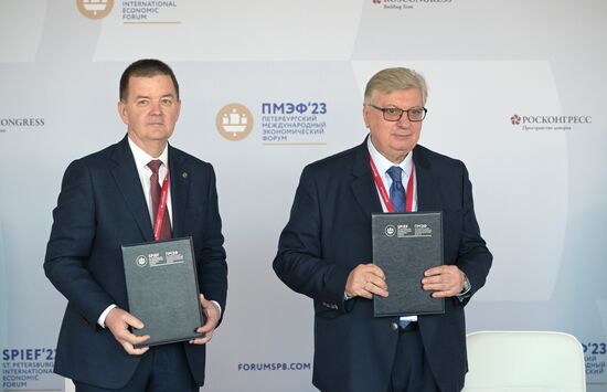 SPIEF-2023. Signing ceremonies