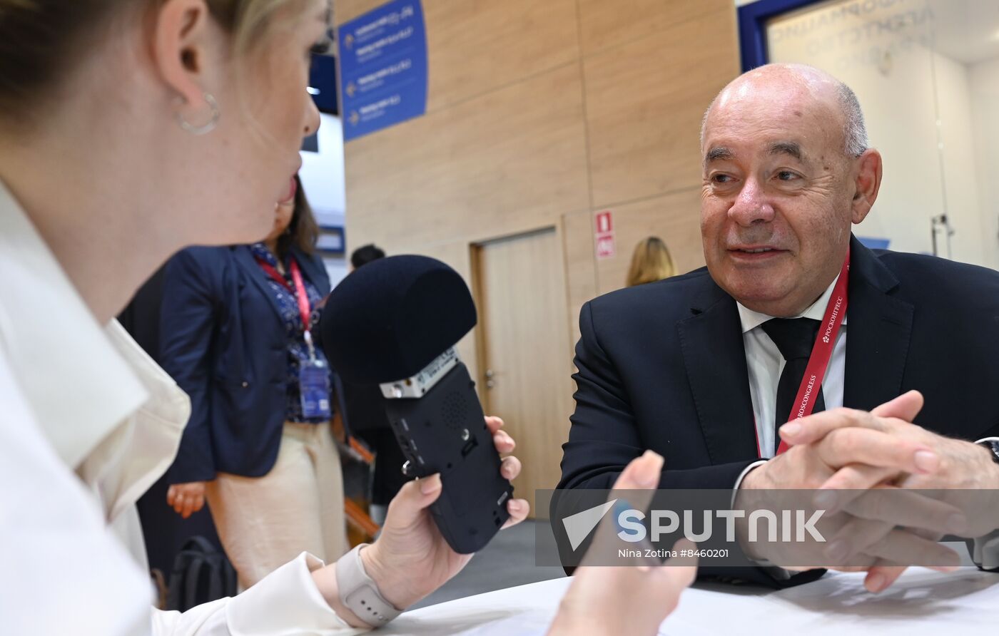 SPIEF-2023. Sputnik radio studio