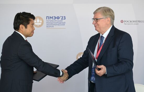 SPIEF-2023. Signing ceremonies