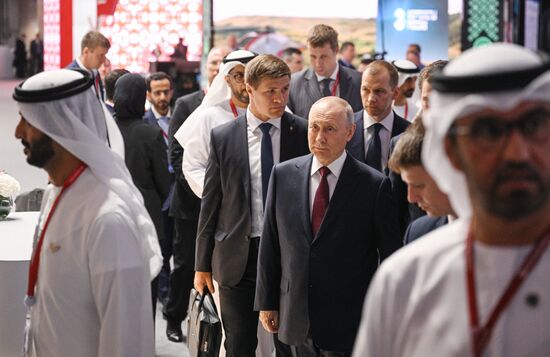 President of Russia Vladimir Putin attends SPIEF-2023