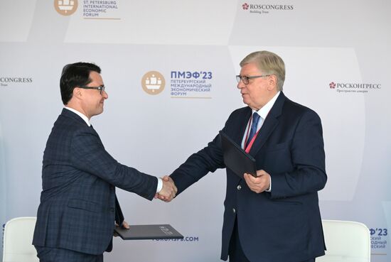 SPIEF-2023. Signing ceremonies